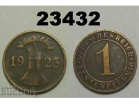 Γερμανία 1 Rentenpfennig 1923 J Rare