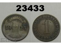 Γερμανία 1 Rentenpfennig 1923 F Rare