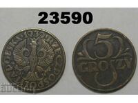 Πολωνία 5 groszy 1939