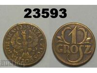Πολωνία 1 grosz 1938