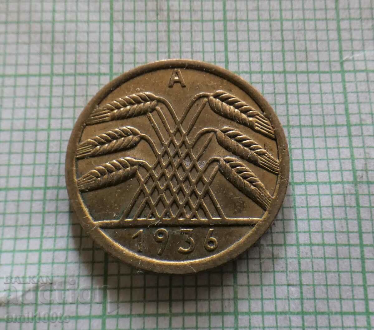 Delivery of 5 Pfennig 1936 A Germany Delivery of 5 Pfennig 1936 A Germany