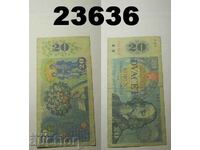 Czechoslovakia 20 kroner 1988