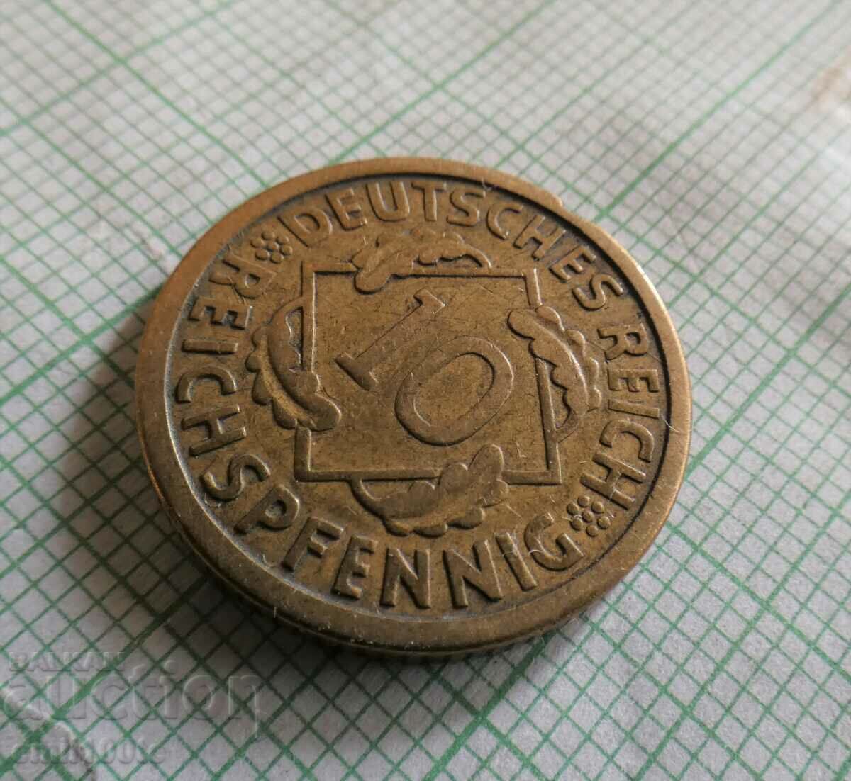 Auction 10 Pfennig 1924 E Germany Auction 10 Pfennig 1924 E Germany