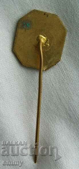 Auction Badge Czechoslovakia - 50 years of the brave soldier Švejk Auction Badge Czechoslovakia - 50 years of the brave soldier Švejk