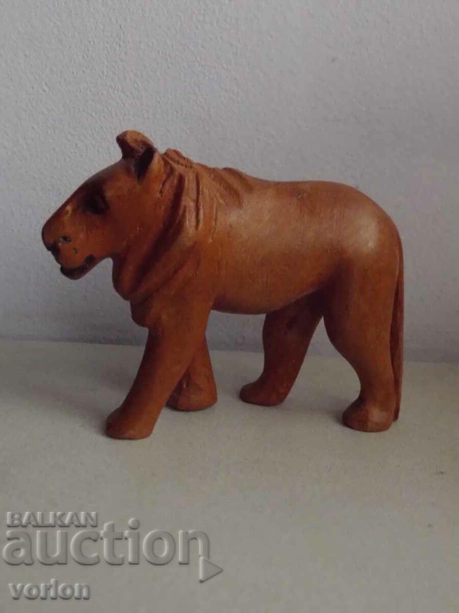 Figurină din lemn Leu - Africa.
