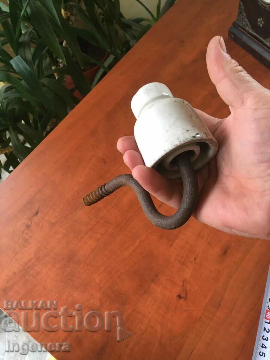 ИЗОЛАТОР НИСКОВОЛТОВ ПОРЦЕЛАН - 5 ИЗОЛАТОР НИСКОВОЛТОВ ПОРЦЕЛАН - 5