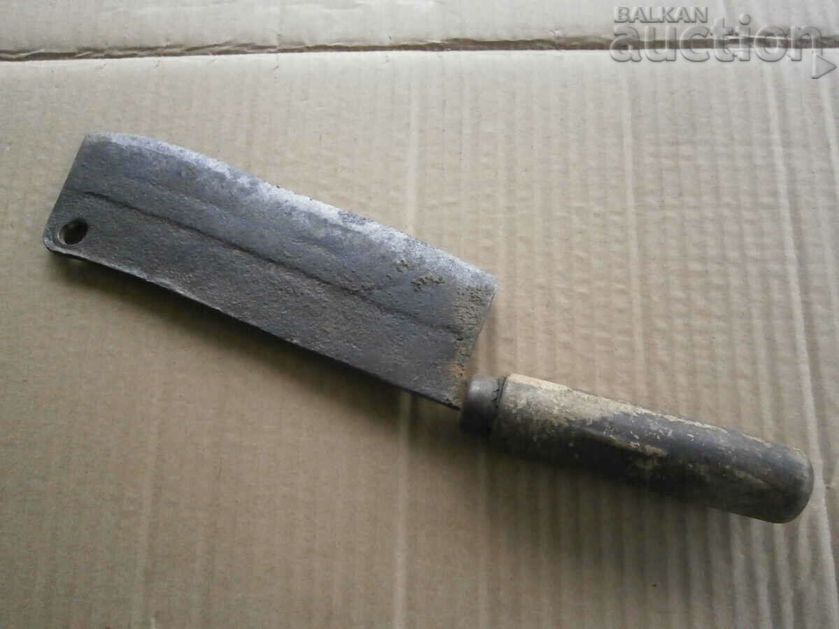 Auction Old forged saber, ax, pole, blade, wrought iron Auction Old forged saber, ax, pole, blade, wrought iron