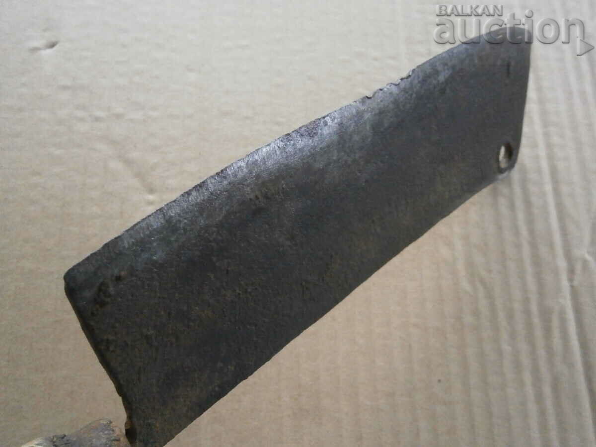 Old forged saber, ax, pole, blade, wrought iron - 7 Old forged saber, ax, pole, blade, wrought iron - 7
