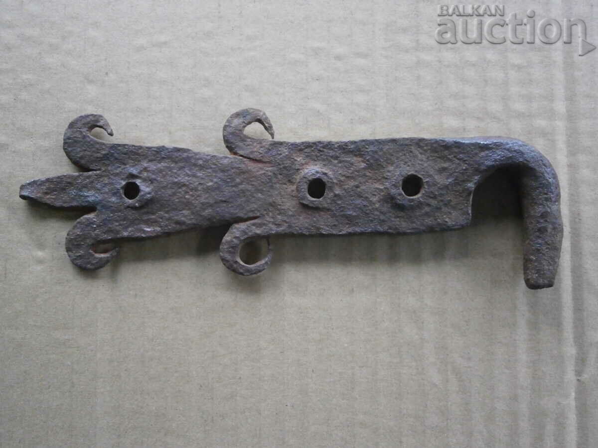 Old latch lock hook shackle wrought iron mandrel hinge with price 31.00 BGN | € 15.85