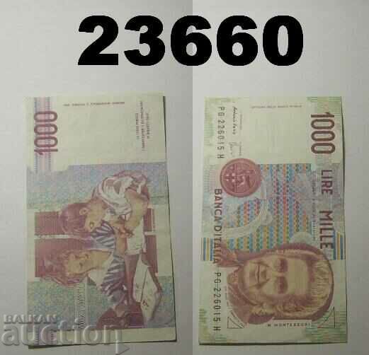 Italy 1000 pounds 1990