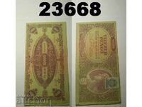 Hungary 10000 pengyos 1945 with stamp