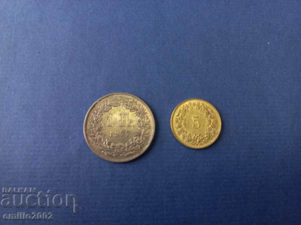 Lot Coin Switzerland with price 2.00 BGN | € 1.02