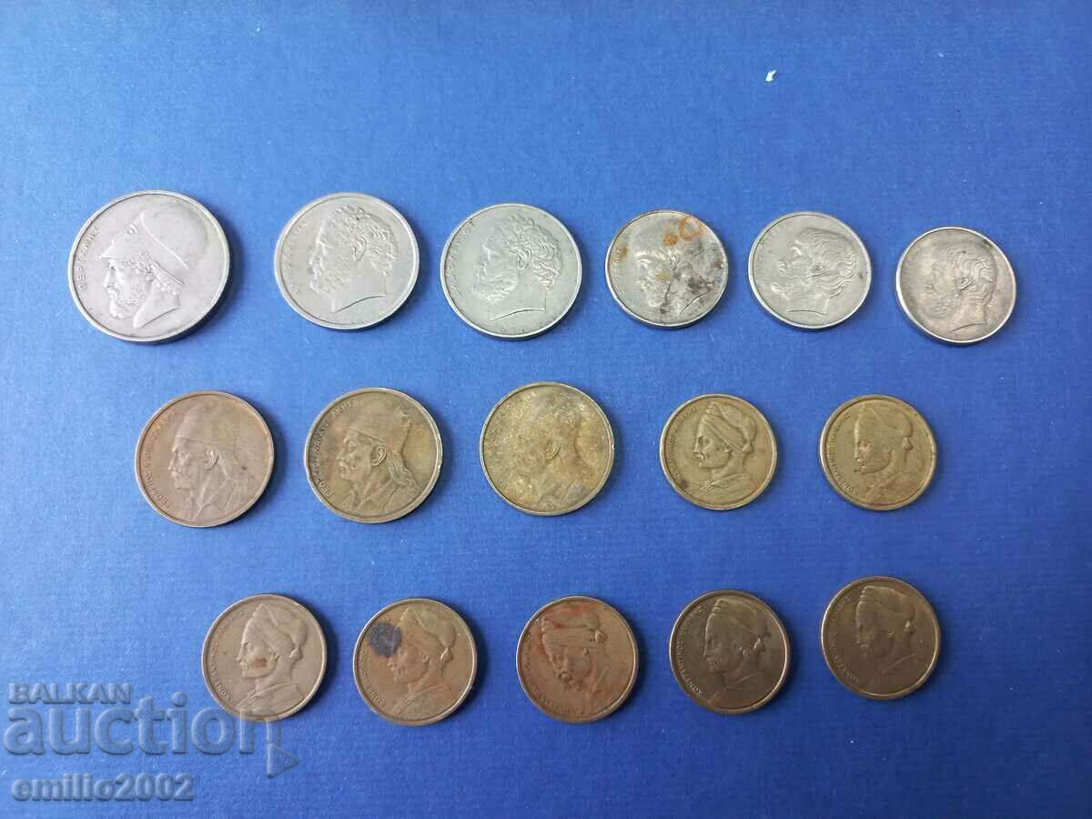 Lot coins Greece with price 3.00 BGN | € 1.53 Lot coins Greece with price 3.00 BGN | € 1.53