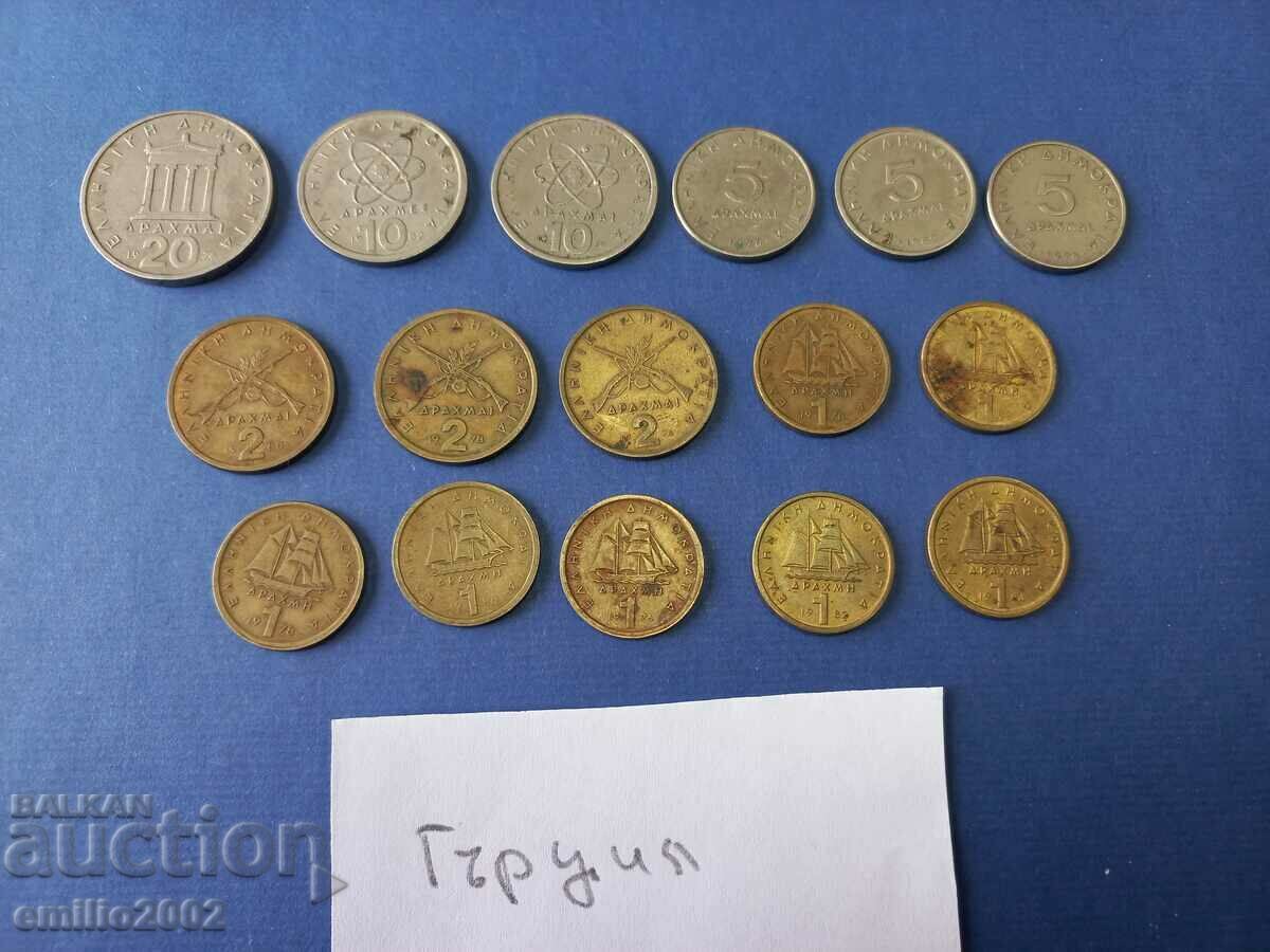 Lot coins Greece