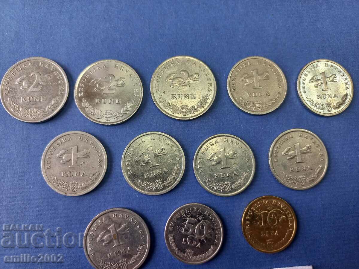 Лот монети Хърватия с цена 3.00 лв. | € 1.53 Лот монети Хърватия с цена 3.00 лв. | € 1.53