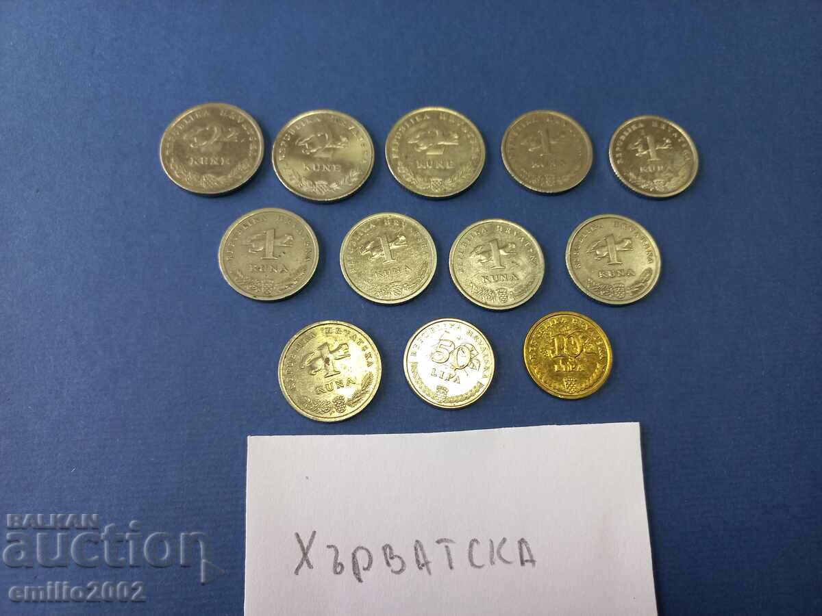 Lot of coins Croatia