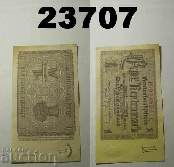 Germany 1 rent stamp 1937 XF
