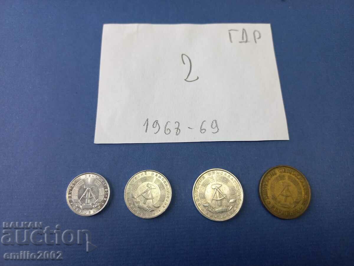 Lot of GDR DDR 2 coins with price 2.50 BGN | € 1.28 Lot of GDR DDR 2 coins with price 2.50 BGN | € 1.28