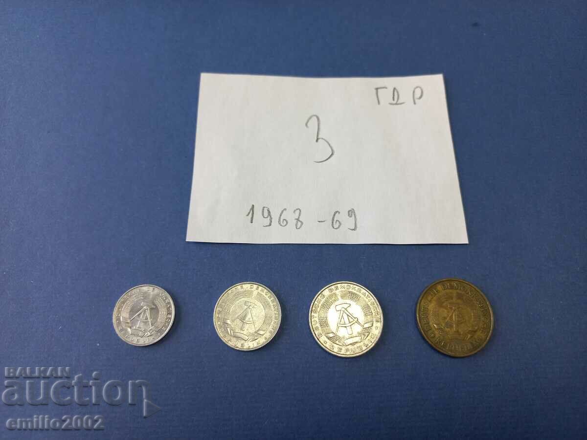 Lot of GDR DDR 3 coins with price 2.50 BGN | € 1.28 Lot of GDR DDR 3 coins with price 2.50 BGN | € 1.28