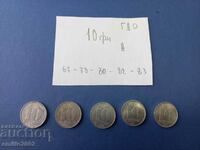 Lot of GDR DDR coins