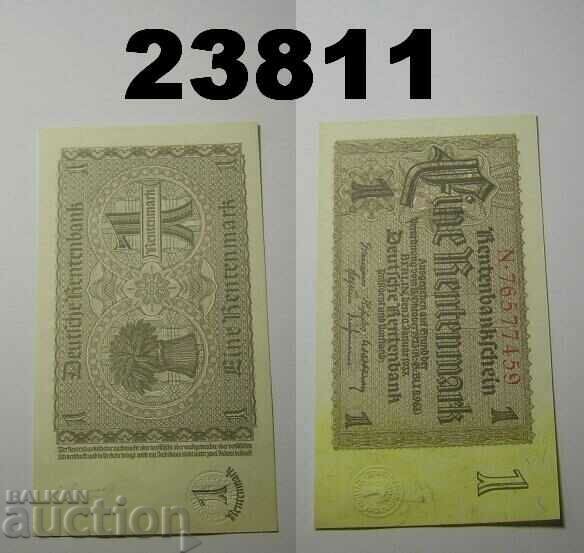 Germany 1 Rentenmark 1937 aUNC