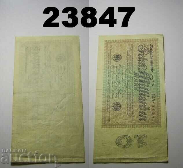 Germany 10 Billion Marks 1923 VF
