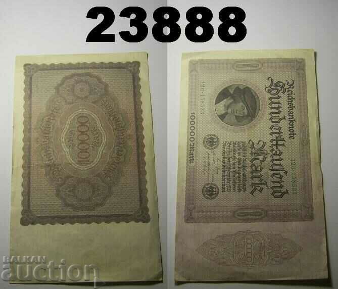 Германия 100000 марки 1923 aXF