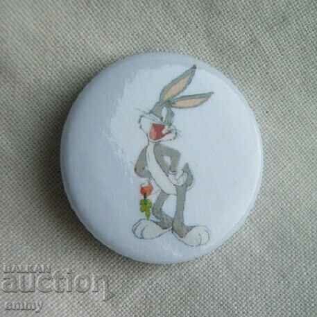 Badge for children - cartoon character rabbit - Bugs Bunny, 2 pieces with price 4.50 BGN | € 2.30 Badge for children - cartoon character rabbit - Bugs Bunny, 2 pieces with price 4.50 BGN | € 2.30