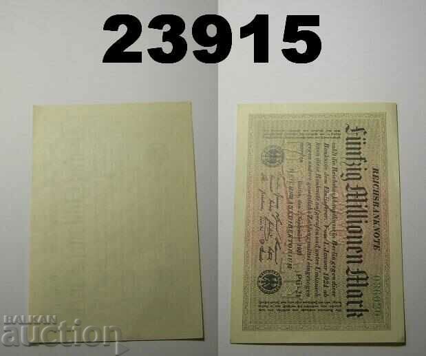Германия 50 милиона марки 1923 AUNC Ringe