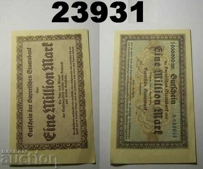 Germania 1 milion de mărci 1923 AUNC