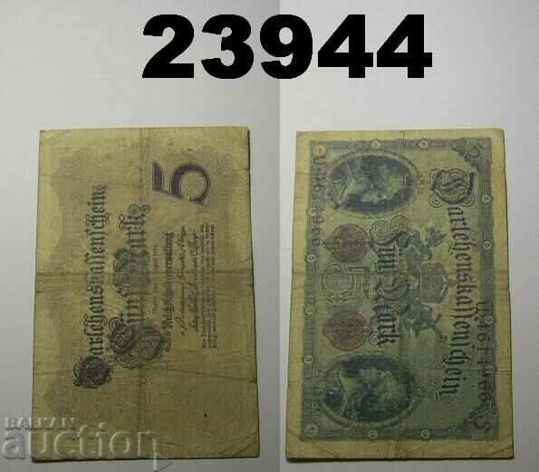 Τραπεζογραμμάτιο Γερμανίας 5 μάρκες του 1914