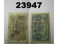 Germany 5 marks 1914 banknote