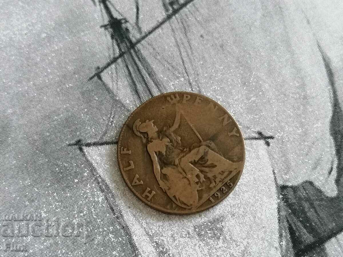 Coin - Great Britain - 1/2 (half) penny | 1925