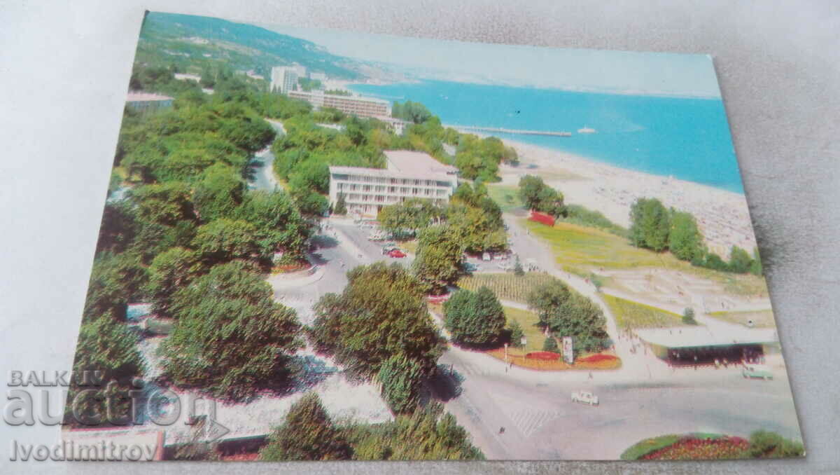 Postcard Golden Sands View 1973