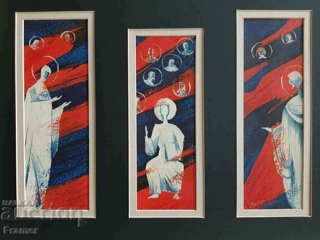 Dimitar Kirov DiKiro 1935-2008 Daisy Triptych με τιμή € 1278.23 | 2500.00 BGN Dimitar Kirov DiKiro 1935-2008 Daisy Triptych με τιμή € 1278.23 | 2500.00 BGN