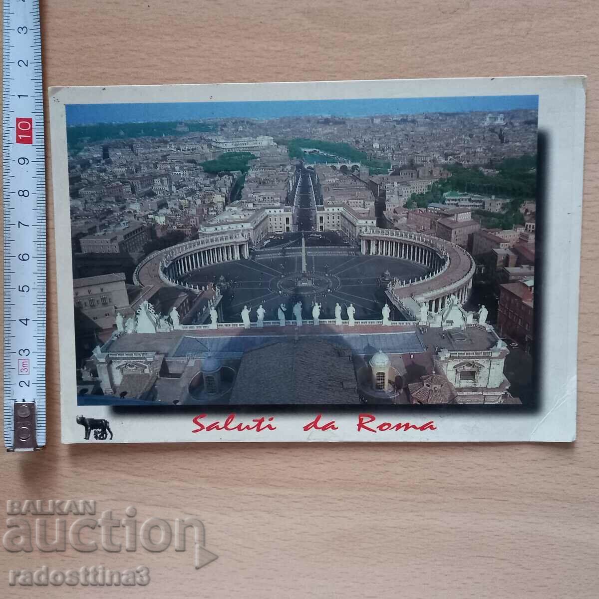 A card from Rome Postcard Roma