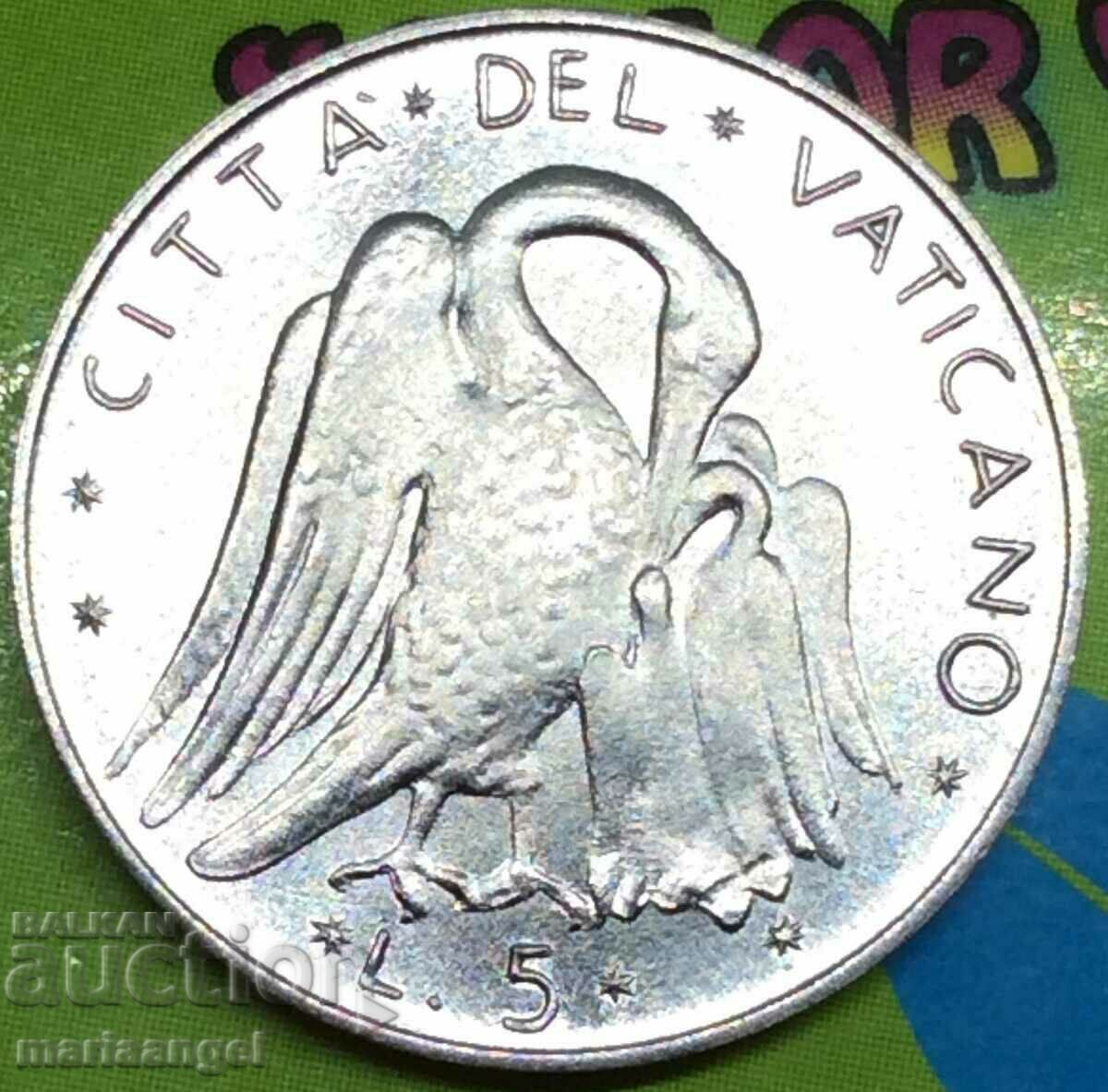 5 lire 1976 vatican