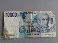 Banknote - Italy - 10,000 pounds 1984