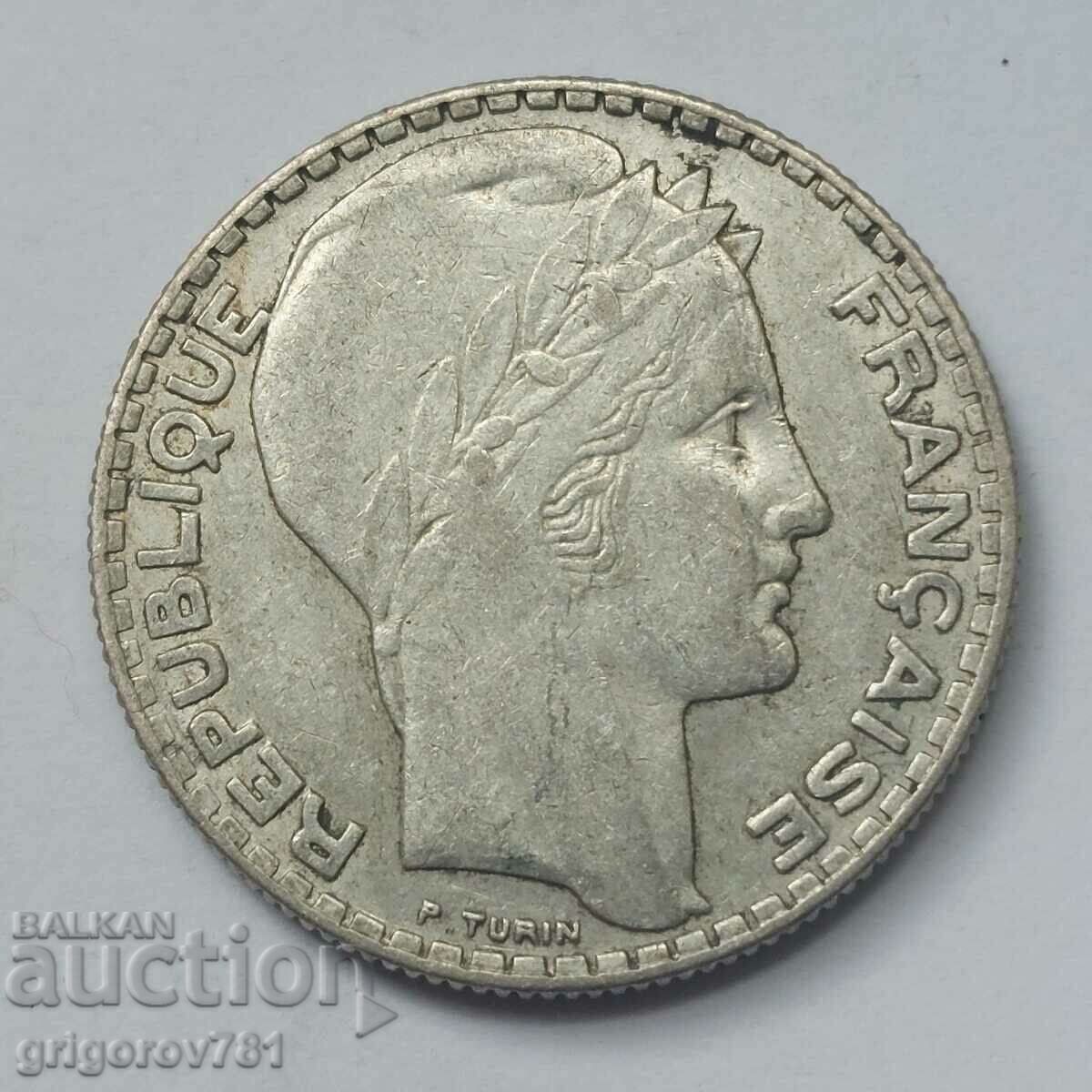 10 Φράγκα Ασήμι Γαλλία 1933 - Ασημένιο νόμισμα #5 με τιμή € 10.23 | 20.01 BGN