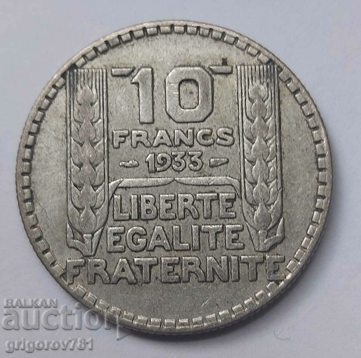 10 франка сребро Франция 1933 - сребърна монета #9