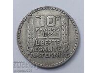 10 Φράγκα Ασήμι Γαλλία 1933 - Ασημένιο νόμισμα #12