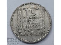 10 Φράγκα Ασήμι Γαλλία 1933 - Ασημένιο νόμισμα #13