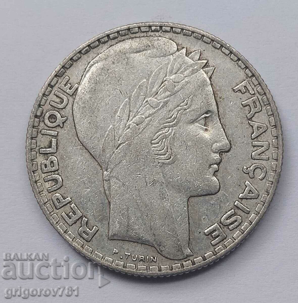 10 Φράγκα Ασήμι Γαλλία 1933 - Ασημένιο νόμισμα #14 με τιμή € 10.23 | 20.01 BGN