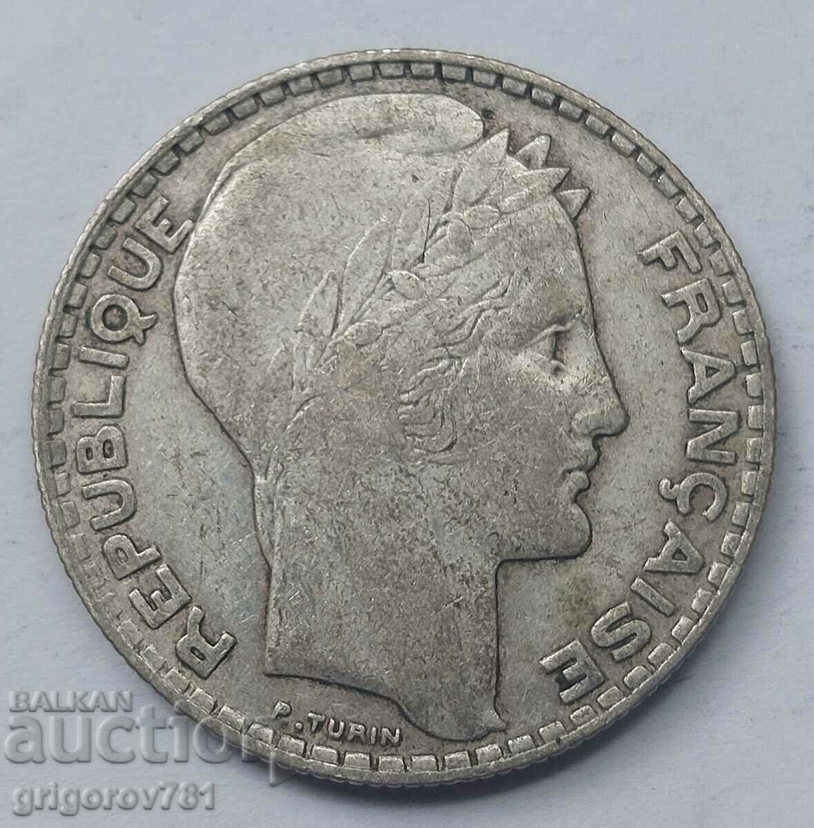 10 Φράγκα Ασήμι Γαλλία 1933 - Ασημένιο νόμισμα #21 με τιμή € 10.23 | 20.01 BGN