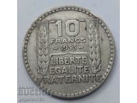 10 франка сребро Франция 1933 - сребърна монета #21