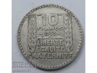 10 Φράγκα Ασήμι Γαλλία 1933 - Ασημένιο νόμισμα #22