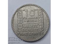 10 франка сребро Франция 1933 - сребърна монета #27