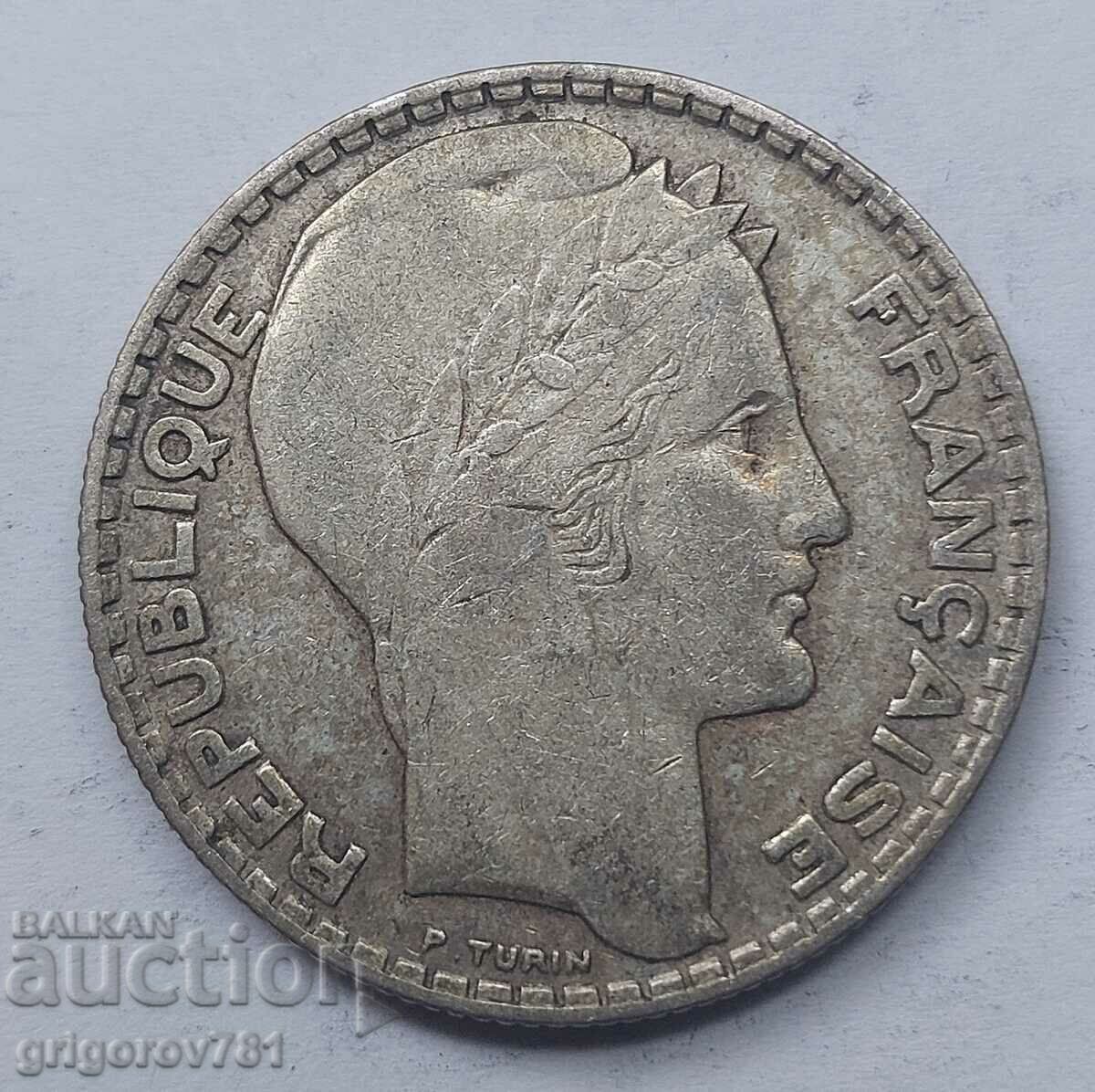 10 Φράγκα Ασήμι Γαλλία 1933 - Ασημένιο νόμισμα #32 με τιμή € 10.23 | 20.01 BGN