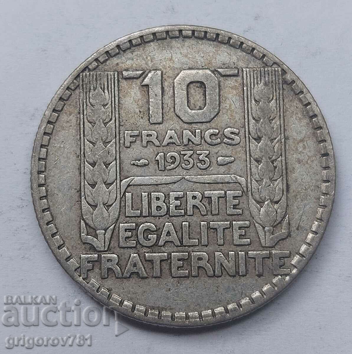 10 Francs Silver France 1933 - Silver Coin #32