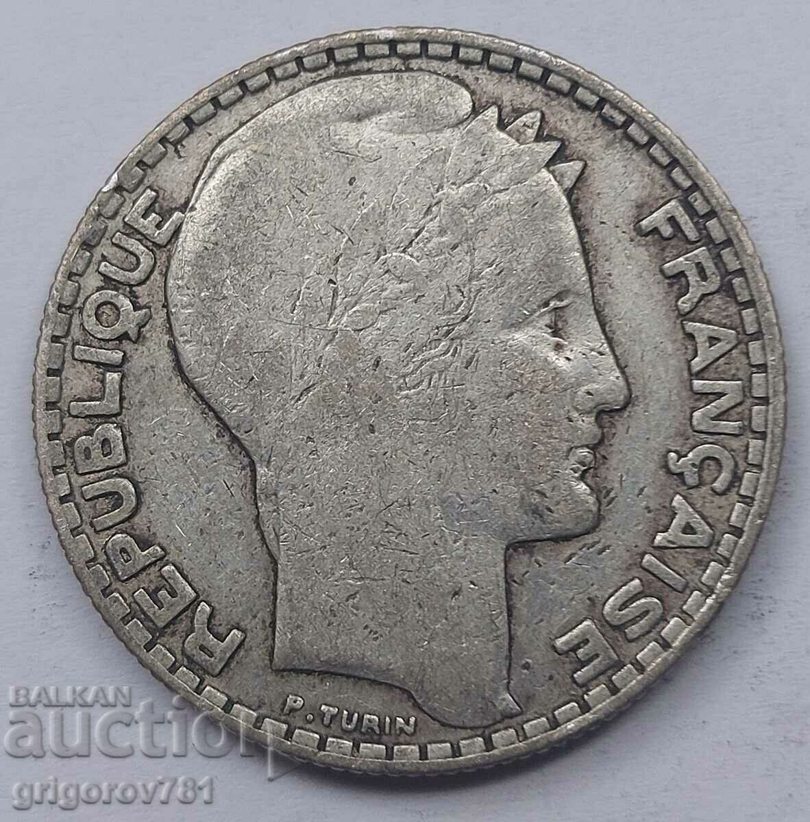 10 Φράγκα Ασήμι Γαλλία 1933 - Ασημένιο νόμισμα #33 με τιμή € 10.23 | 20.01 BGN